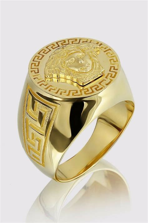 versace necklace mens|versace gold ring for men.